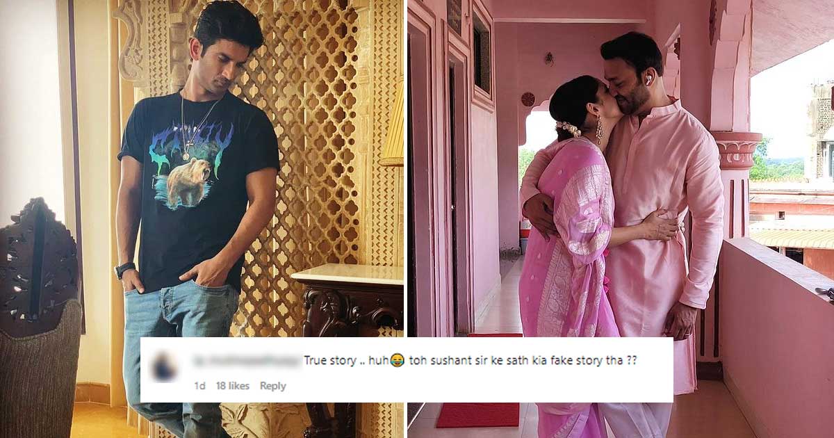 Ankita Lokhande Posts A Mushy Pic With Beau Vicky Jain Captioned As 'True Story'; Fans Ask Was It 'Fake Story' With Sushant Singh Rajput? Deets Inside