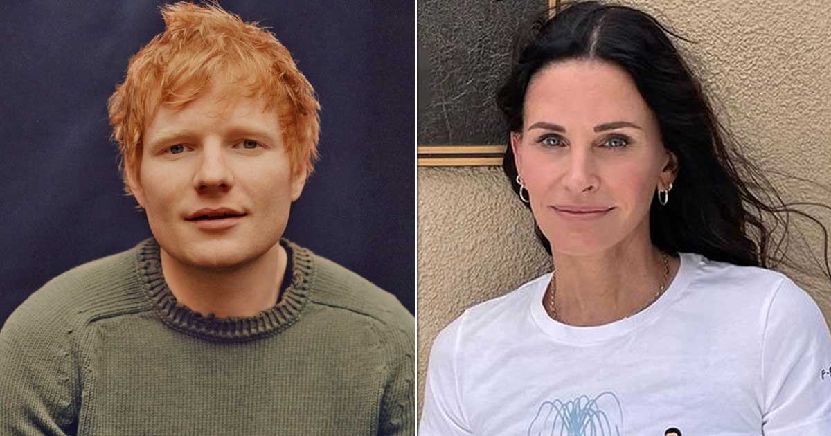 Ed Sheeran Shared That Courteney Cox Sings In The Background Vocals On His New Album