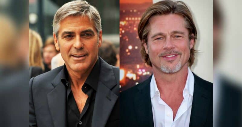 George Clooney Once Put A Sticker On The Back Of Brad Pitt's Car That