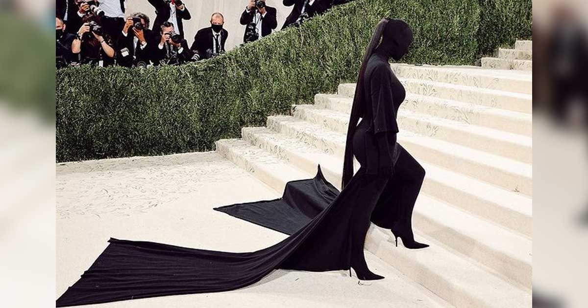 Kim Kardashian's Ponytail Extension From Her 2021 Met Gala Look Cost $10,000