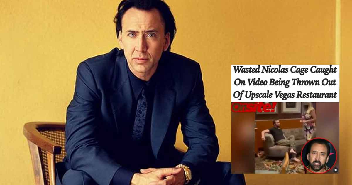 Drunk & Wasted Nicolas Cage Kicked Out Of A Las Vegas Bar, Was Initially Assumed To Be A Homeless Man