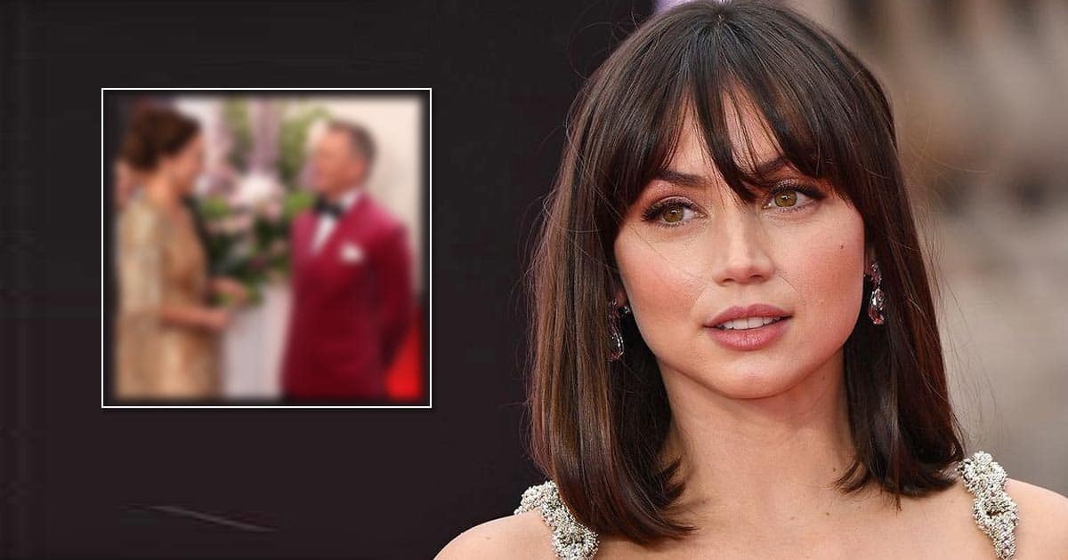 No Time To Die Ana De Armas Stunned In A Thigh High Slit Gown But Daniel Craigs Compliment To 7080