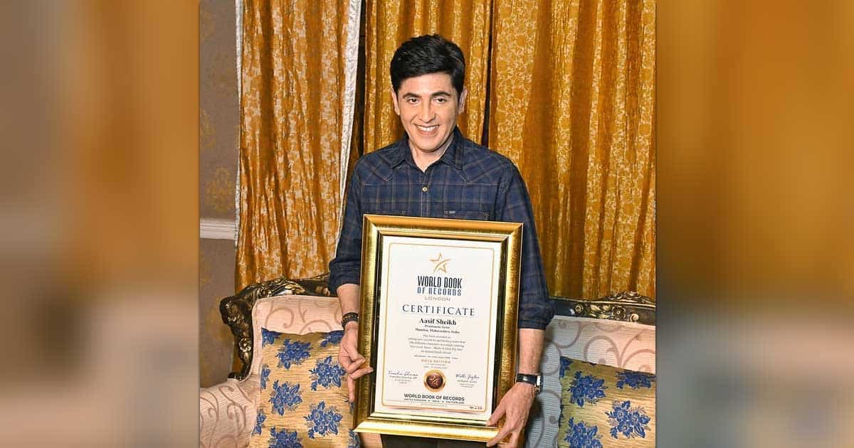 Aasif Sheikh Gets Recognized By World Book Of Records For Playing 300 Characters In Bhabi Ji Ghar Par Hai