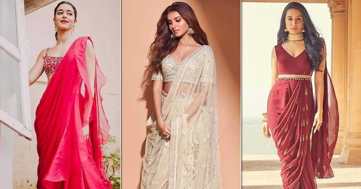 Dussehra 2021: From Tara Sutaria’s Glitzy Glamorous Lehenga To Shraddha Kapoor’s Indo-Western Sultry Saree, These Outfits Will Inspire You To Get Up & Dress, Take A Look