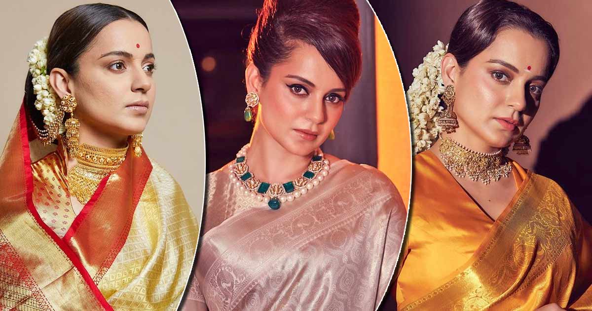 Kangana Ranaut’s Extraordinary Saree Collection Would Help You To Be A 'Patakha' That Sets Humans On Fire (With Jealousy) - Deets Inside
