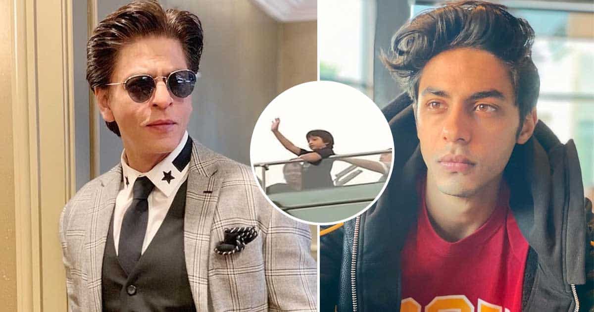 Shah Rukh Khan's Youngest Son AbRam Cheers Fans After Aryan Khan Gets Bail