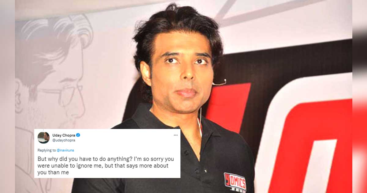 Uday Chopra Apologizes To Follower Before Quitting Twitter, Says "Just Be Who You Are, I’m No One'