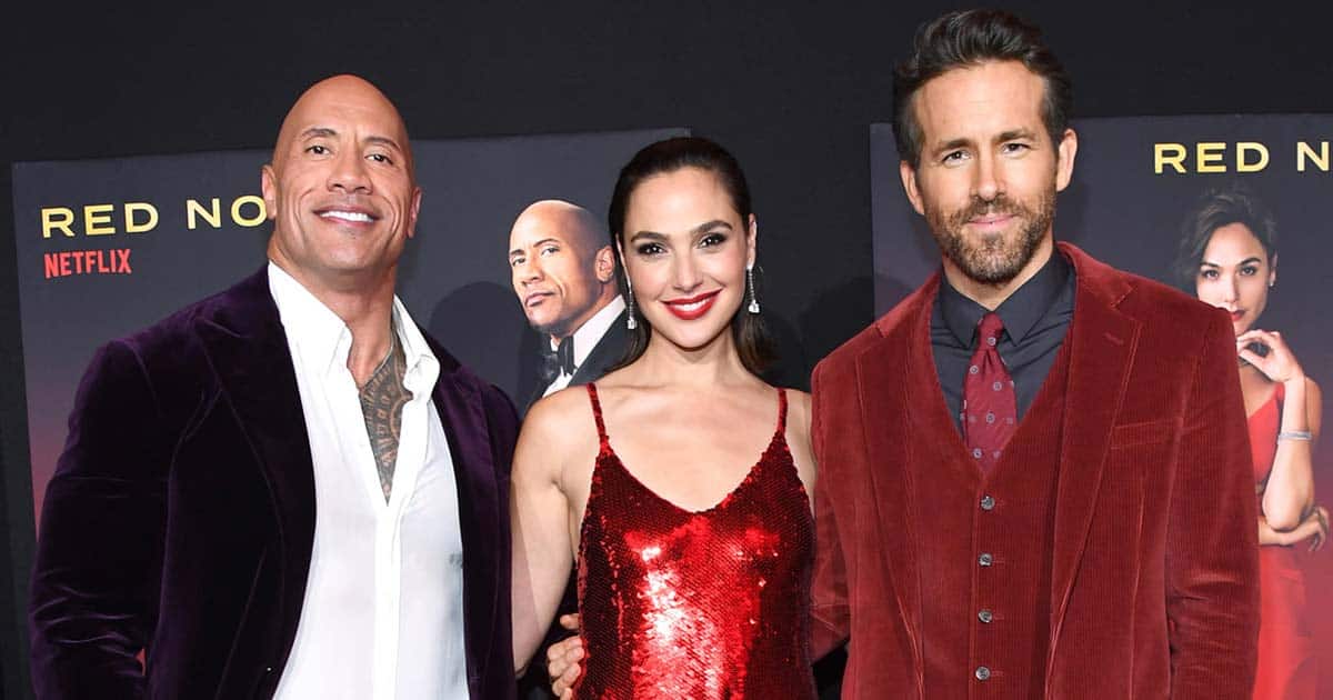 Dwayne Johnson Opens Up On His Red Notice Co-Stars Ryan Reynolds & Gal Gadot Supporting Him After His Father's Death