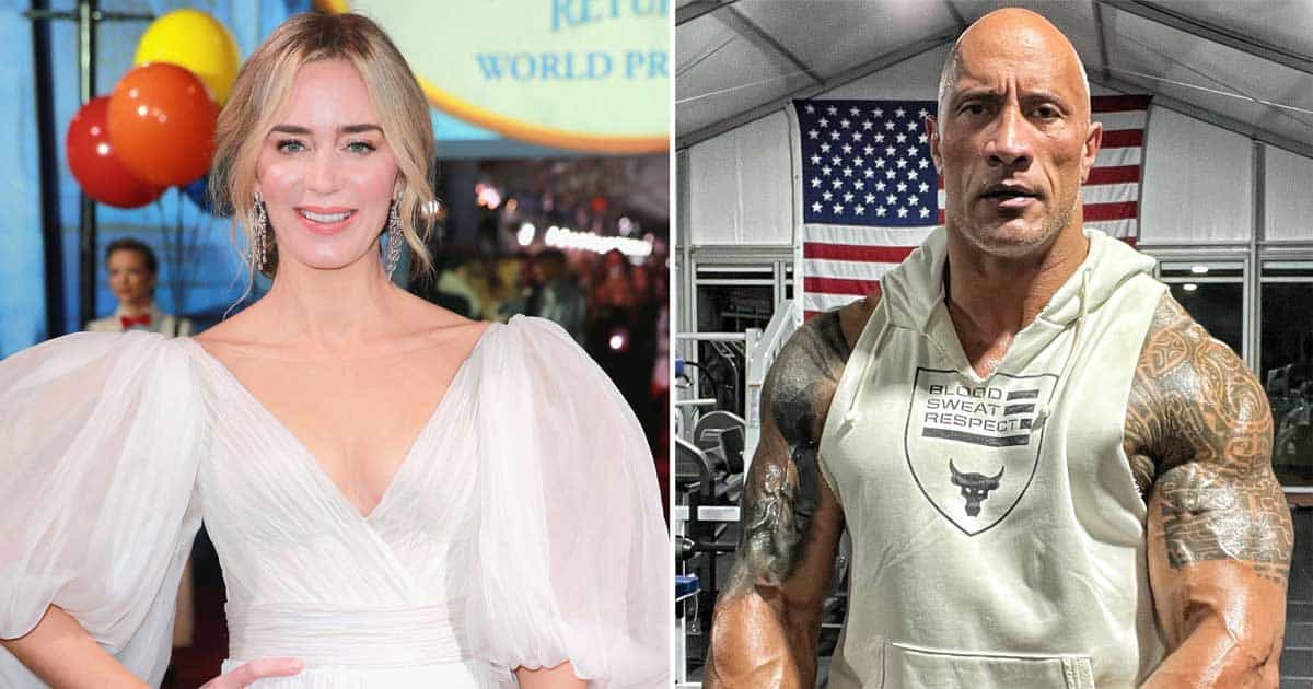 Emily Blunt Speaks On Working With Dwayne Johnson, Says "There's A Wonderful, Effortless Quality To Him"