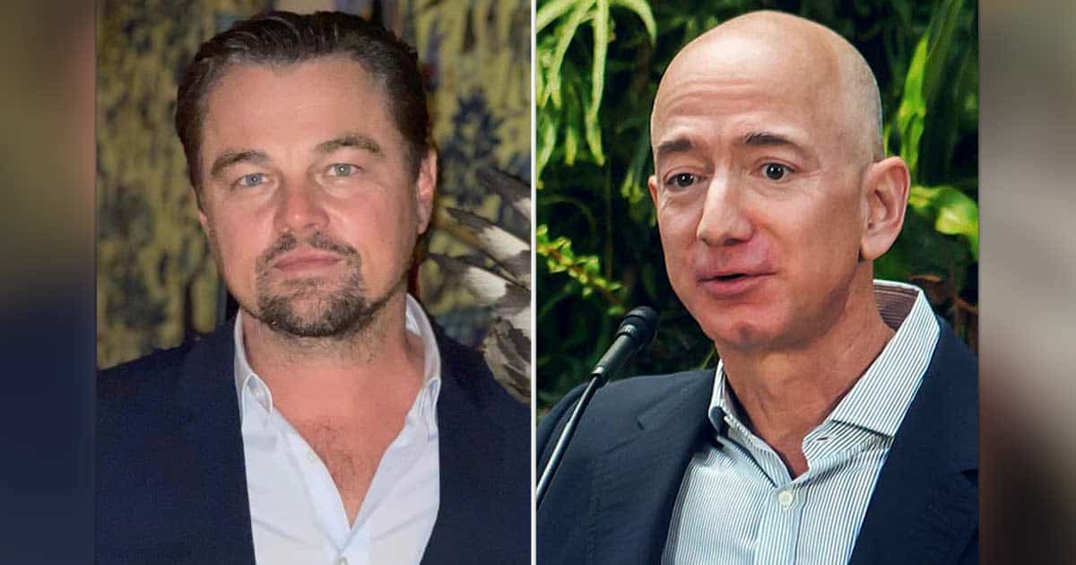 Jeff Bezos Issues A 'Danger' Warning To Leonardo DiCaprio As His Girlfriend Shares A Star-Struck Moment With The Titanic Star