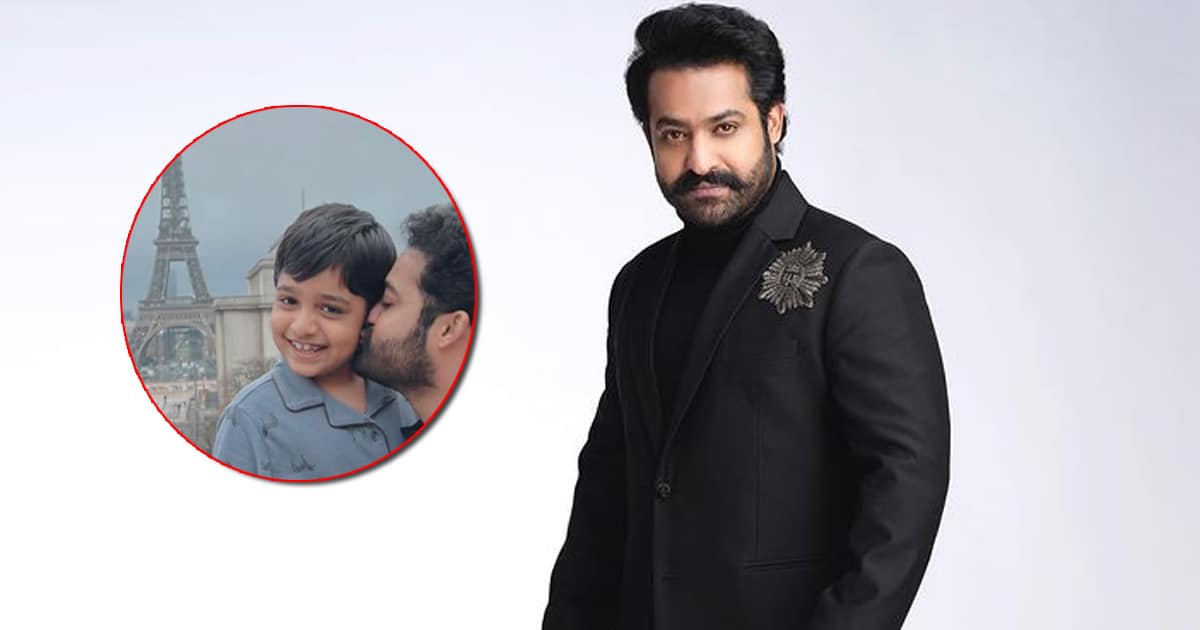 Jr NTR's Warm Kiss To Son Abhay Ram Was All He Needed To Get Rid Of Exhausting 'RRR' Schedule Stress