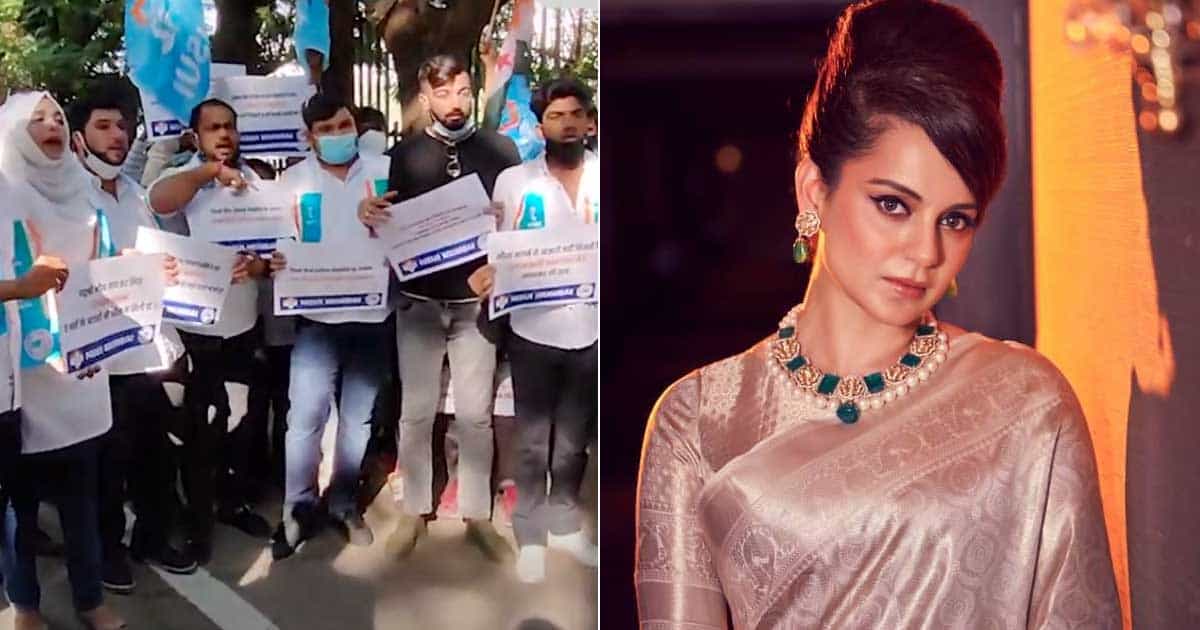Kangana Ranaut's Recent Controversial Statement Sparks NSUI Mumbai Protests Against Her, Check It Out