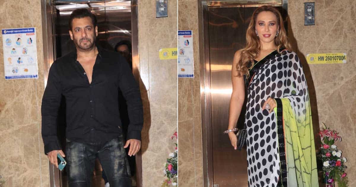 Salman Khan & Iulia Vantur Spotted At Ramesh Taurani's Diwali Bash