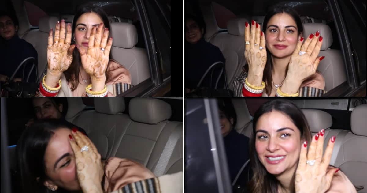 Shraddha Arya Flashes Her Huge Engagement Rock To Paps Turning Pink Donning Her Cutest Smile, Watch!