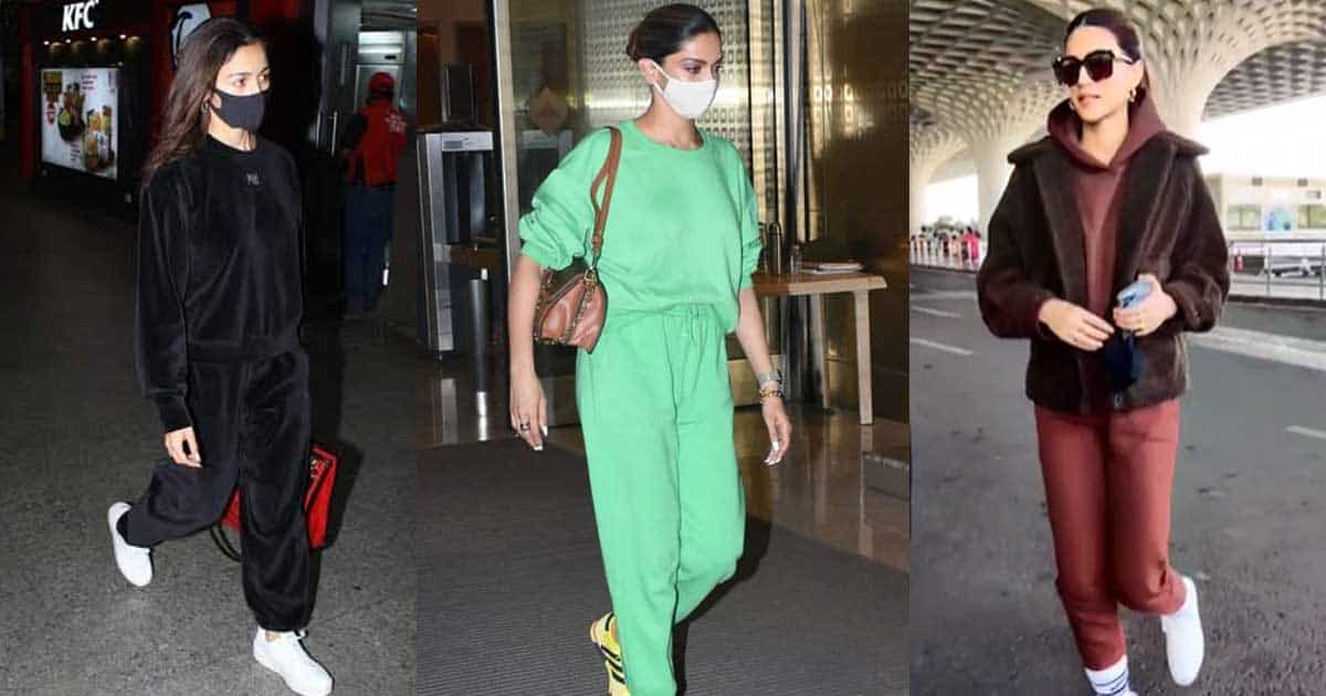 From Deepika Padukone To Alia Bhatt - Bollywood Beauties Go Big On Sweatsuits For Their Stylish Airport Looks!