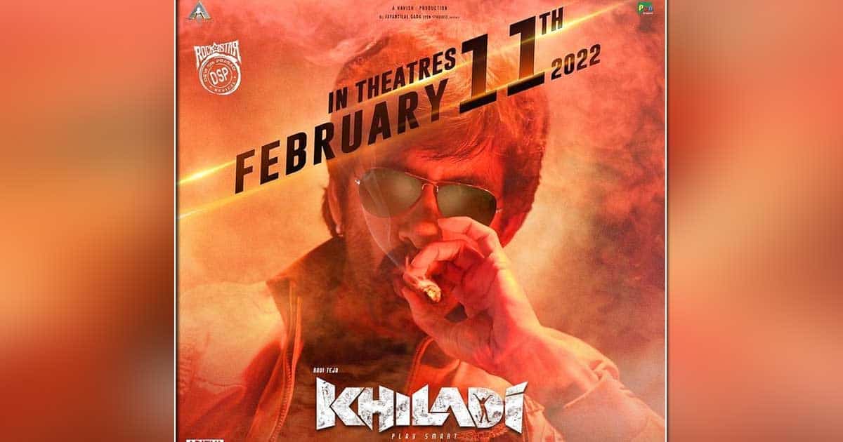 Telugu Star Ravi Teja's 'Khiladi' In Cinemas On February 11, 2022