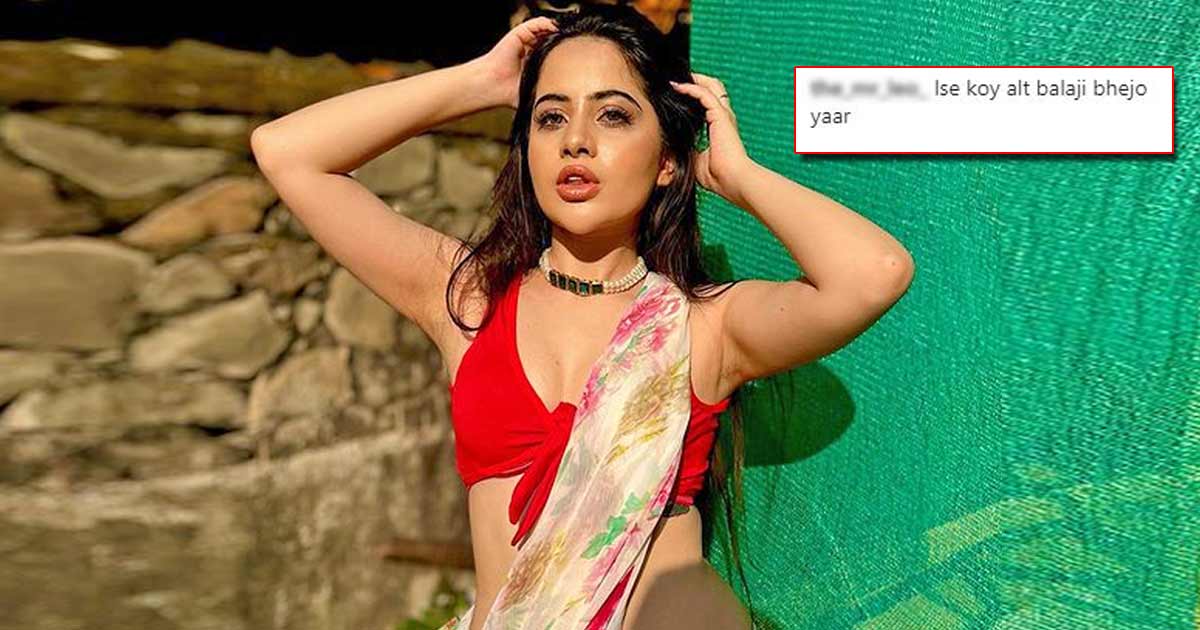 Urfi Javed Trolled For Her Sultry Saree Look!