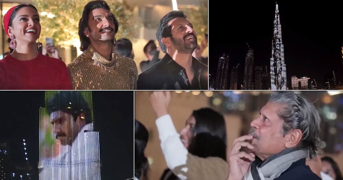 As 83 Trailer Lights Up Burj Khalifa, Ranveer Singh & 'Real Life' Kapil Dev Feel Touched