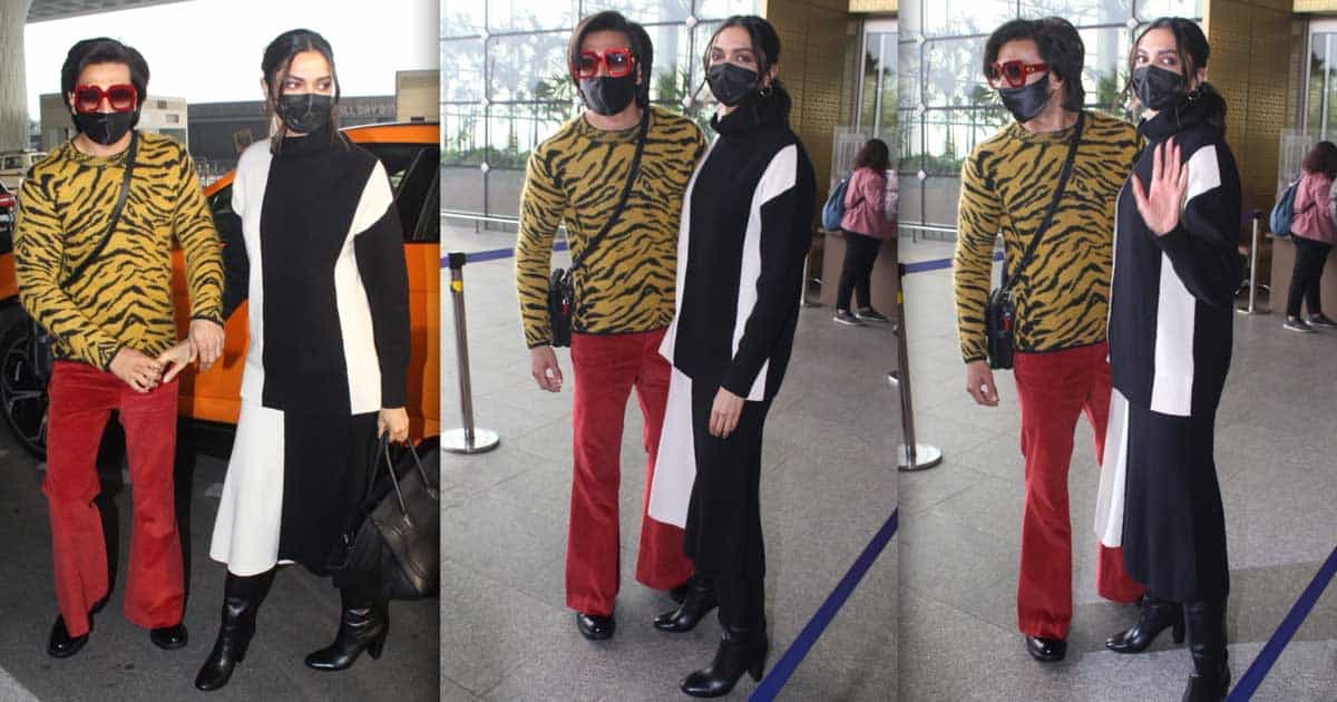 Deepika Padukone & Ranveer Singh Makes A Stylish Appearance At The Mumbai Airport, Gets Trolled - Deets Inside