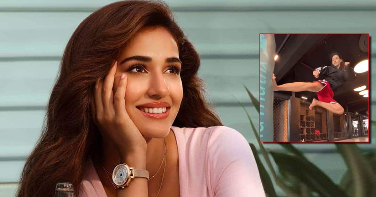 Disha Patani leaves fans impressed as she practices a flying kick like a pro – watch video!