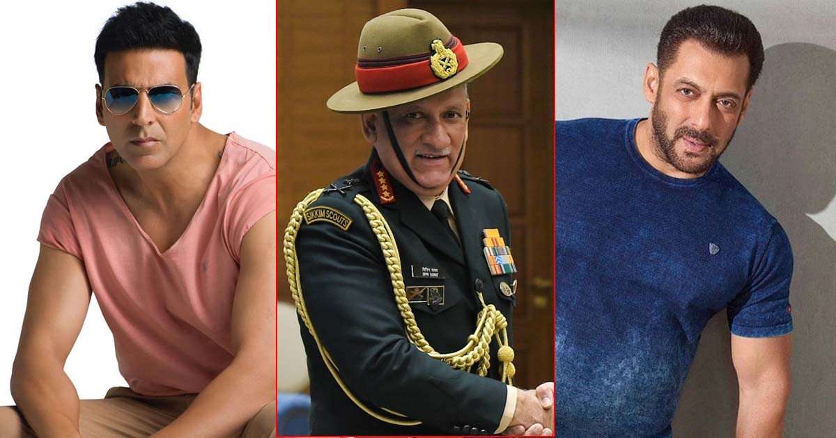General Bipin Rawat & 12 Others Die In Helicopter Crash; Celebrities Like Salman Khan, Akshay Kumar & Karan Johar Pay Tribute