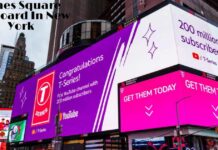 Google puts up billboards in New York, London and Los Angeles to celebrate T-Series' phenomenal rise to the top!