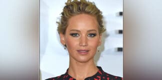 Jennifer Lawrence Flaunts Her Baby Bump In a Shimmery Dior Gown