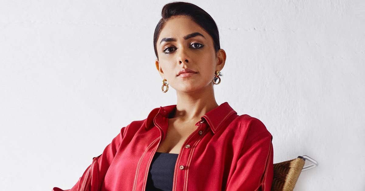 Mrunal Thakur Faces The Wrath Of The Trolls For Unbuttoned Red Shirt; Deets Inside