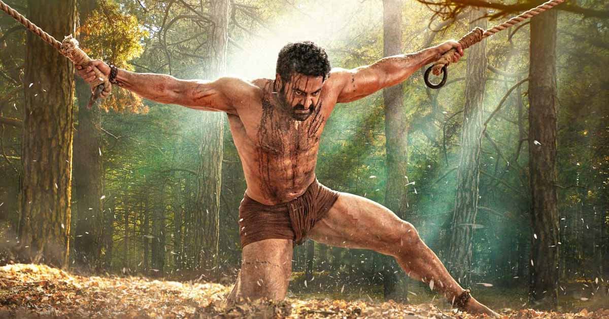RRR: Jr NTR As Bheem Flaunts His Six Pack Abs In The Latest Ferocious  Poster!