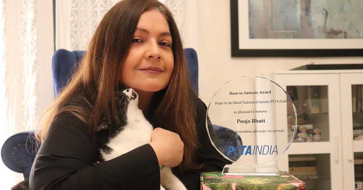 Pooja Bhatt bags PETA India's 'Hero to Animals' Award