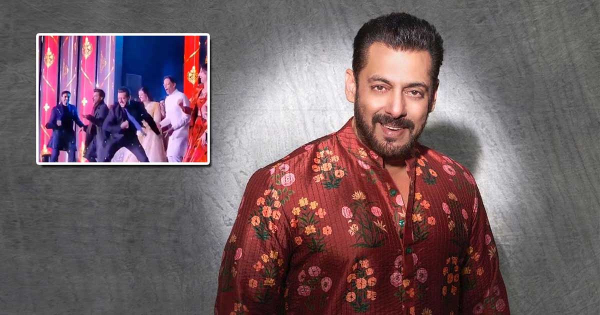 Salman Khan Attends A Senior Politician's Son's Wedding & Looks Dapper In A Blue Suit