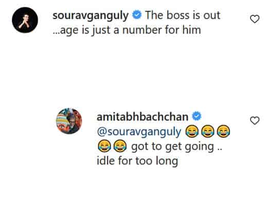 Amitabh Bachchan & Saurav Ganguly’s Fun Banter Is A Winner On the Internet Today