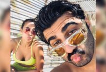 Arjun, Malaika wish Happy New Year with a 'pouty' picture