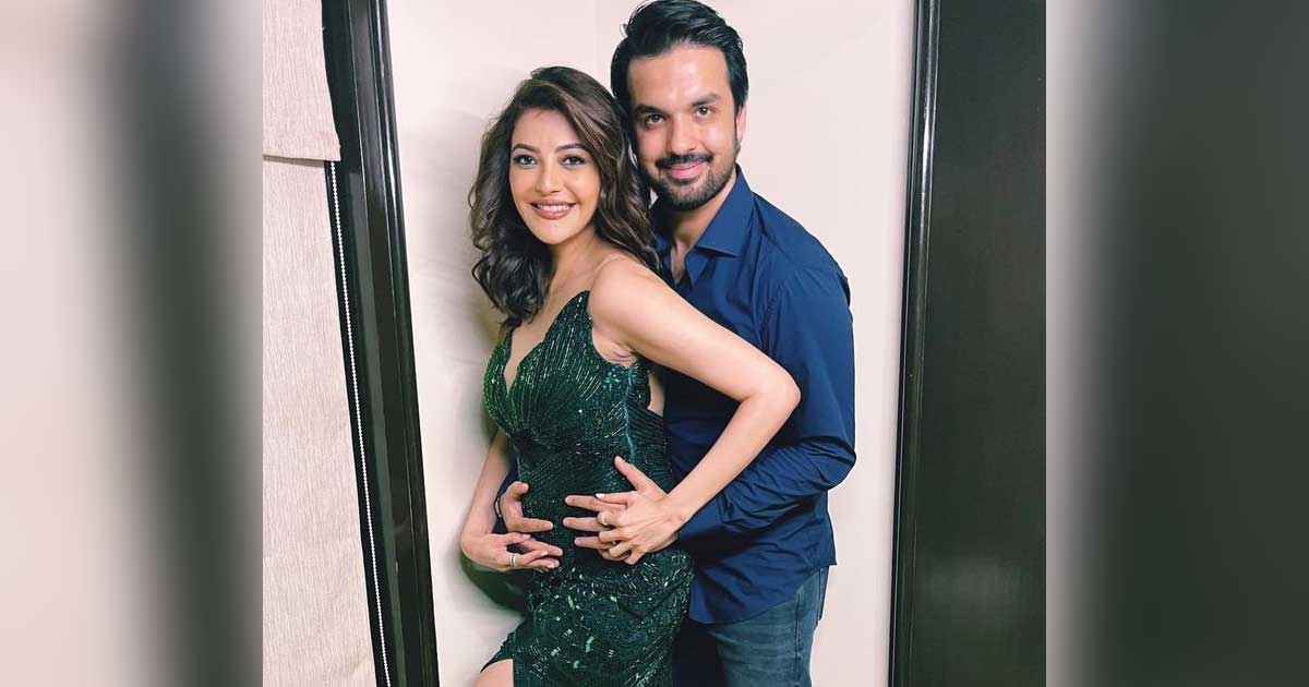 Kajal Aggarwal Shows Off Her Growing Baby Bump With Hubby Gautam Kitchlu 