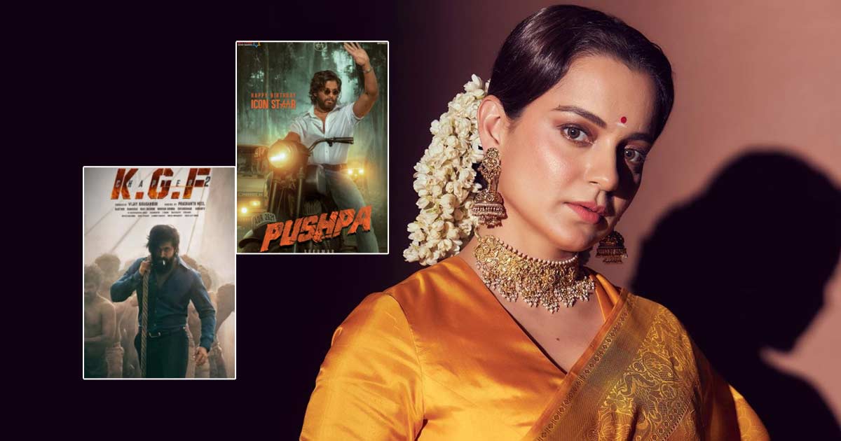 Kangana Ranaut Jots Down 3 Points That Makes South Content Superior To Bollywood Referring To Pushpa & KGF