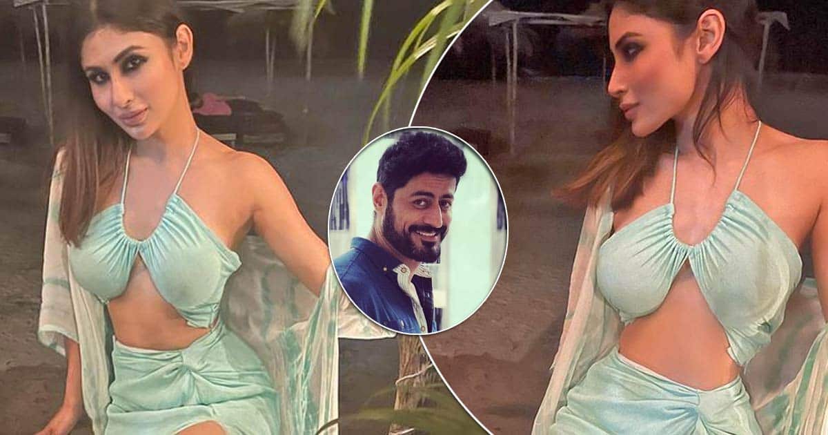 Mouni Roy Oozes Oomph In A S*xy Turquoise Co-Ord Set; Netizens Troll Her Revealing Look & Drags Mohit Rain In Comments, Check Out!
