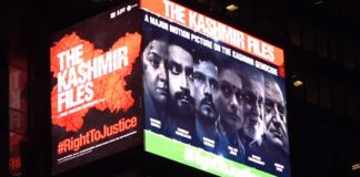 'The Kashmir Files' lights up Times Square tower in NY