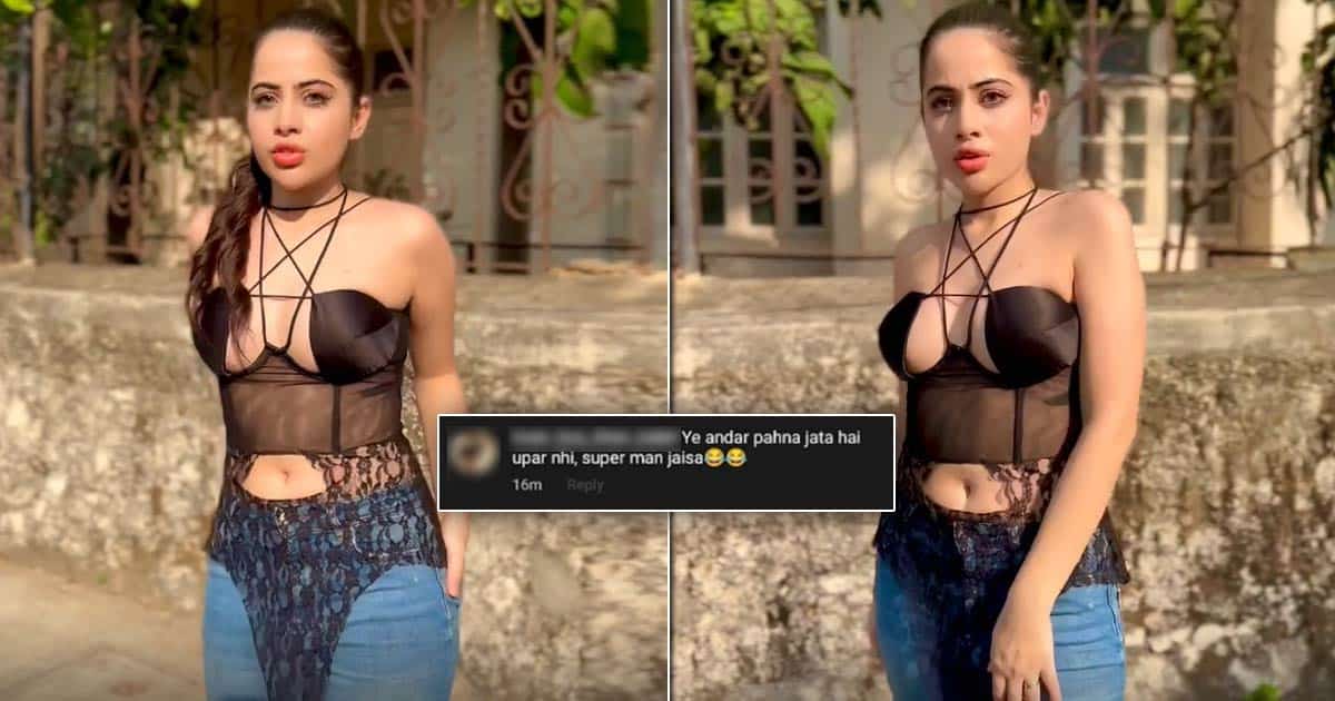Urfi Javed Slammed By Trollers For Her Latest Reel In Which, She Donned A Black Outward Bodysuit Corset Outfit - Check Out Netizen Reactions!