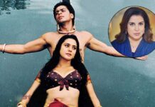 When Shah Rukh Khan Was So Scared Of Farah Khan Making Him Stand Under A Waterfall In White Dhoti For Jiya Jale, That He Skipped Shoots!