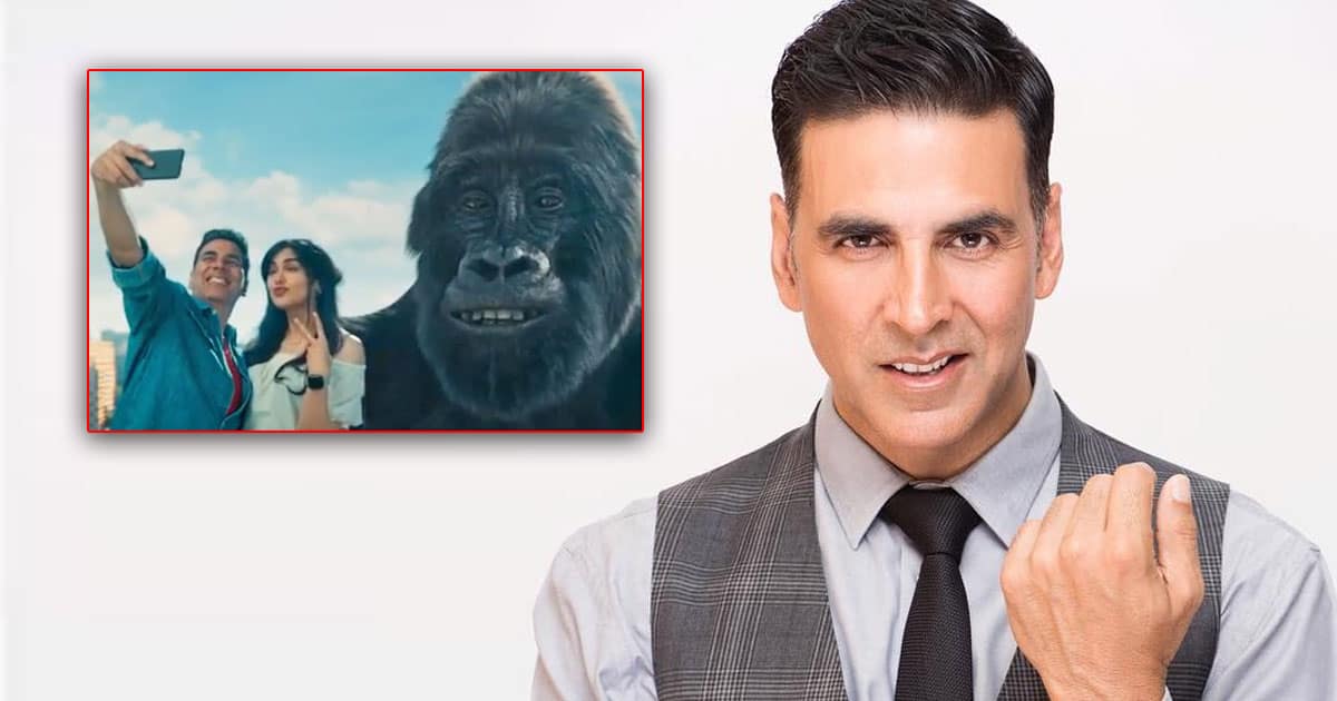 Akshay Kumar & Adah Sharma Takes Selfies With A Gorilla For A New Sting Ad, Netizens Find It Super Hilarious!