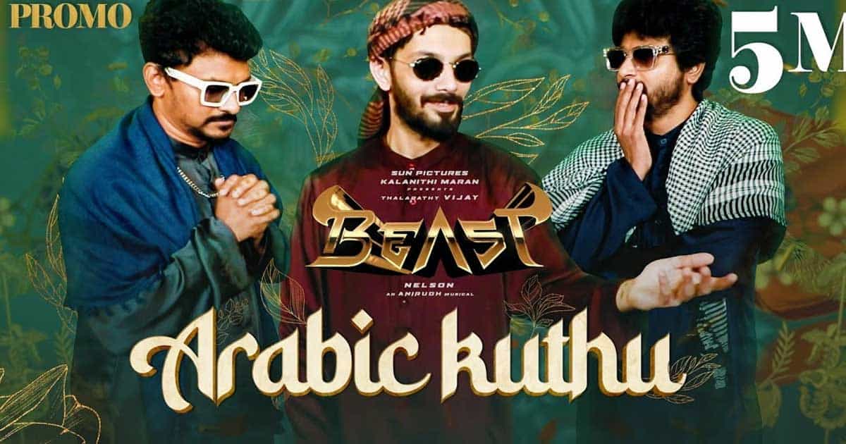 Beast's First Single 'Arabic Kuthu' Will Be Releasing On 14th February