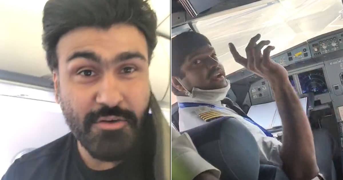 Bigg Boss 8 Fame Arya Babbar Gets Into A Heated Argument With Pilot In The Cockpit For Cracking A Joke