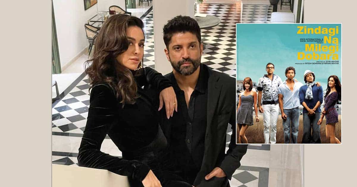 Farhan Akhtar’s Bachelor’s Party Post Grabs Fiancée Shibani Dandekar’s Attention As Fans Compare The Picture To ZNMD