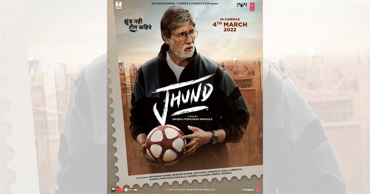 Get a sneak-peek into Amitabh Bachchan's 'JHUND', Teaser Out Now!