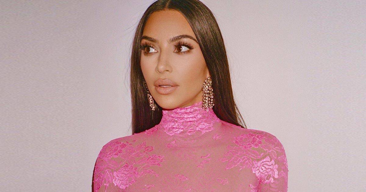 Kim Kardashian's Faces Oops Moment After Her Bikini Top Drops, Flashing Assets During Photoshoot For Brand KKW Fragrance's New Valentines Sale!