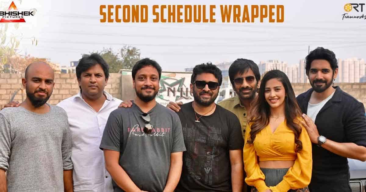 Ravi Teja & Team Wrap Up Second Schedule Of 'Ravanasura'