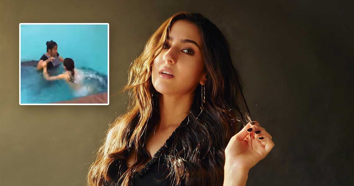 Sara Ali Khan Called Out For Pushing Her Spot Girl Into The Pool As A Prank; Netizens Call It 'Sh*t Behaviour'