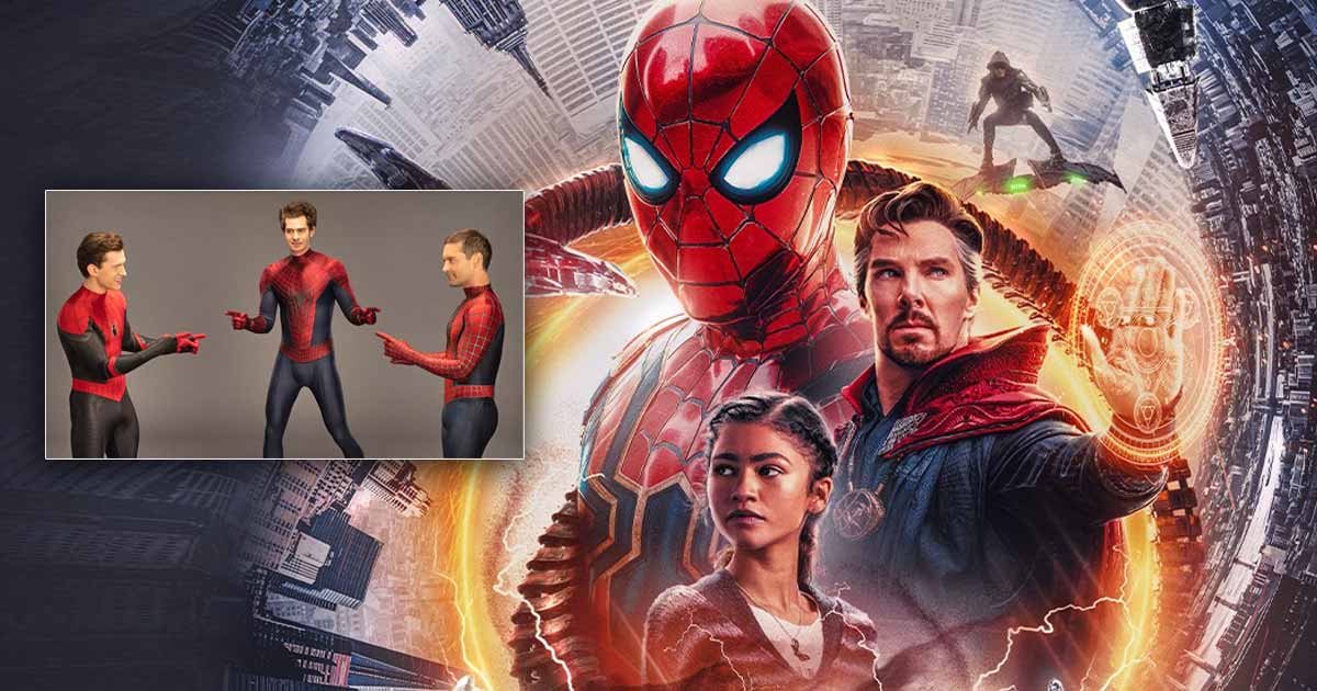 Tom Holland, Andrew Garfield & Tobey Maguire Promote Spider-Man: No Way Home By Recreating The Pointing Meme