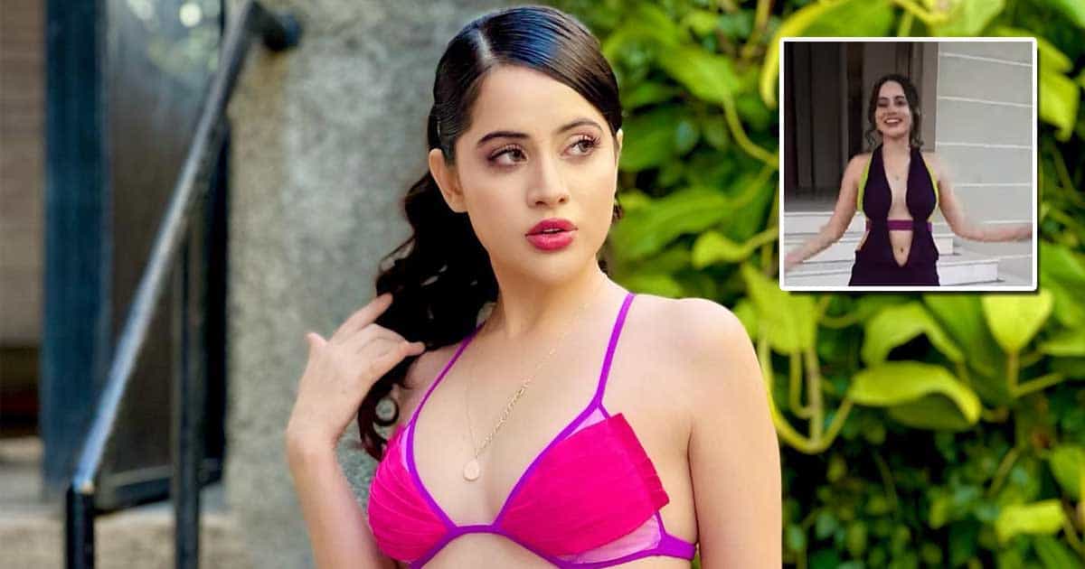 Urfi Javed Gets Brutally Trolled After She Is Spotted In A Violet Sheer-Material Gown