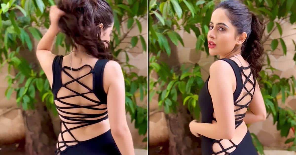 Urfi Javed Leaves Little To The Imagination In A Sexy Little Black Dress; Joins 'Excuses' Trend